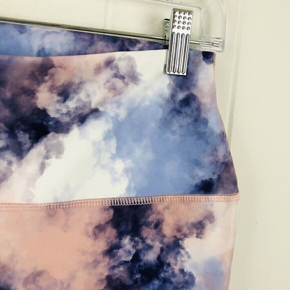 Roxy Kaileo Womens High-Waisted Ankle Leggings Mellow Rose Cloud Colors Large - Picture 5 of 14